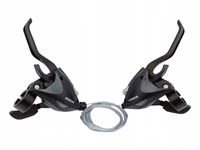 Klamkomanetki rowerowe Sunrun 3x7 komplet