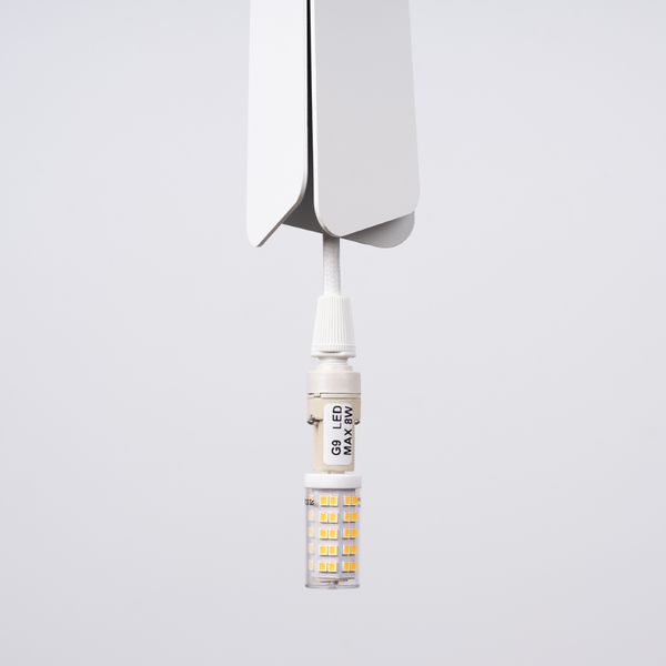Lampa wisząca PRYSM 1 biała zdjęcie 5