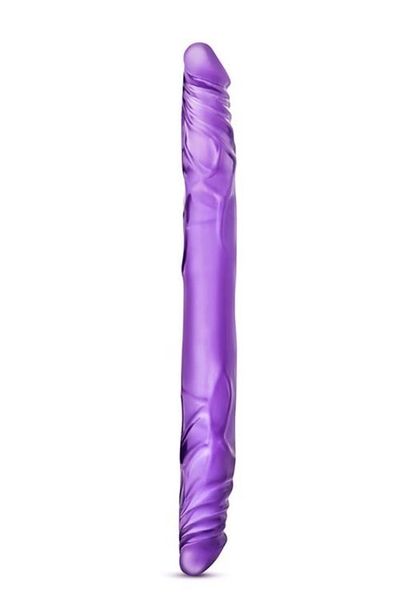 Dildo-B Yours 14""""Double Dildo Purple zdjęcie 2