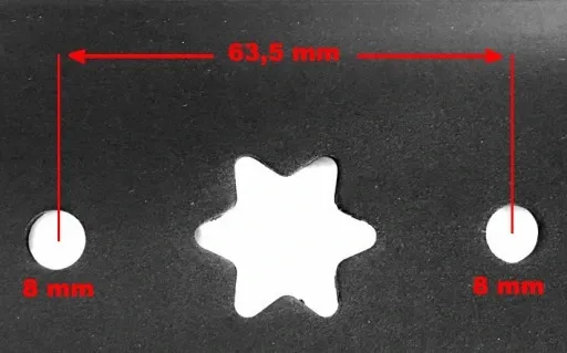 76 CM nóż kosiarki traktorka MTD GUTBROD BOLENS zdjęcie 2