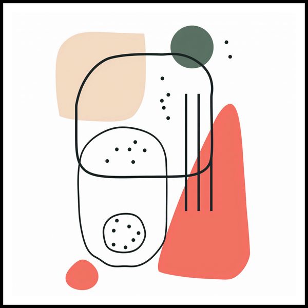 Plakat 90x90cm Przestrzenność zdjęcie 3