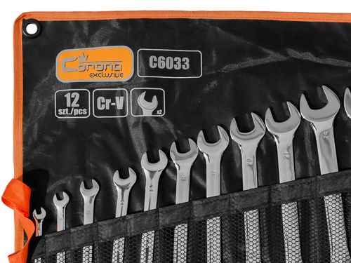 C-Klucze płaskie 6-32mm 12 elem. na Arena.pl