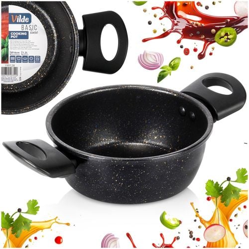 Garnek granitowy BASIC LINE 16 cm, 1,2 l na Arena.pl