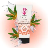 kiki travel lubrykant konopny hot effect 50ml - wegański, aloes