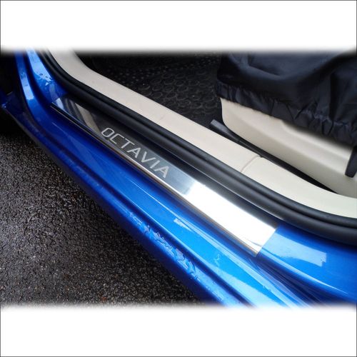 Listwa progowa SKODA OCTAVIA MK3 Stal nierdzewna 304 połysk 4szt na Arena.pl