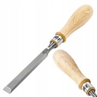 DŁUTO PŁASKIE STOLARSKIE DO DREWNA MOCNE 16 mm z drewna grabowego