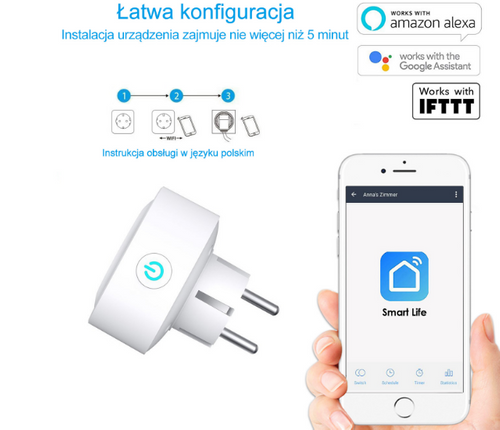 INTELIGENTNE GNIAZDKO WIFI GOSUND SP1 na Arena.pl