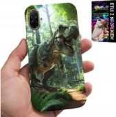 ETUI DO SAMSUNG GALAXY A07 4G - DINO DINOZAUR TYRANOZAUR CASE + SZKŁO