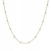 Naszyjnik pozłacany z kuleczkami ANIA KRUK