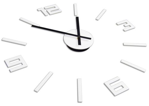 Zegar Arabic biały 50 cm na Arena.pl