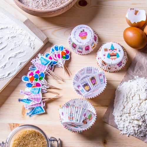 AKCESORIA ozdoby DO MUFFINEK babeczek SILIKOMART na Arena.pl