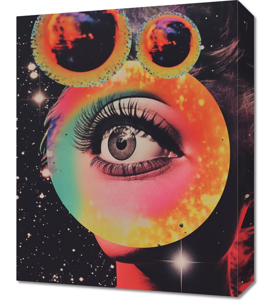 Obraz 40x50cm Oko w Kosmosie zdjęcie 1