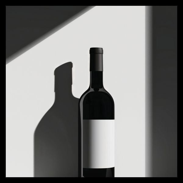 Plakat 30x30cm Butla Wina zdjęcie 2