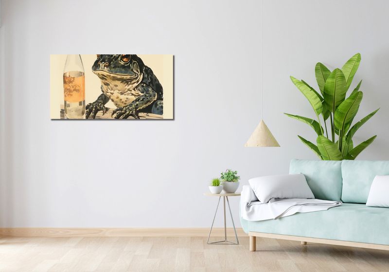 Obraz 100x50cm Refleksje Błotniaka zdjęcie 2