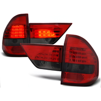 TYLNE Lampy DIODOWE Do BMW X3 E83 Od 2004 Do 2006 LED RED-SMOKE ATEST NOWE