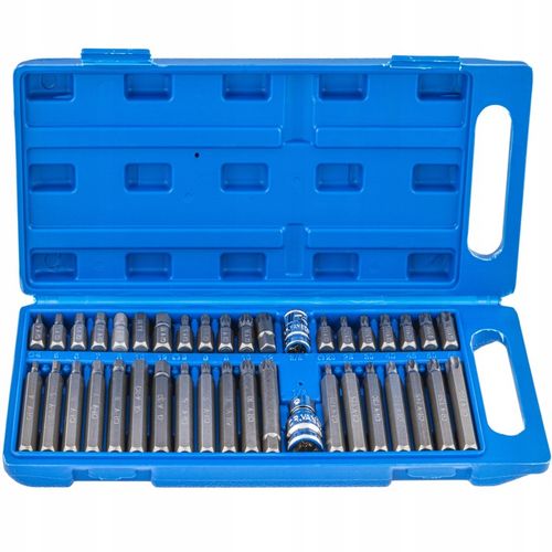 ZESTAW BITÓW KOŃCÓWKI BITY KLUCZE KOŃCÓWKI KLUCZ IMBUS HEX TORX SPLINE 40EL na Arena.pl