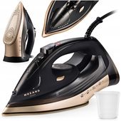 ŻELAZKO PAROWE POWŁOKA CERAMICZNA RĘCZNY ANTY-DRIP 250G/MIN MOCNY 3200W