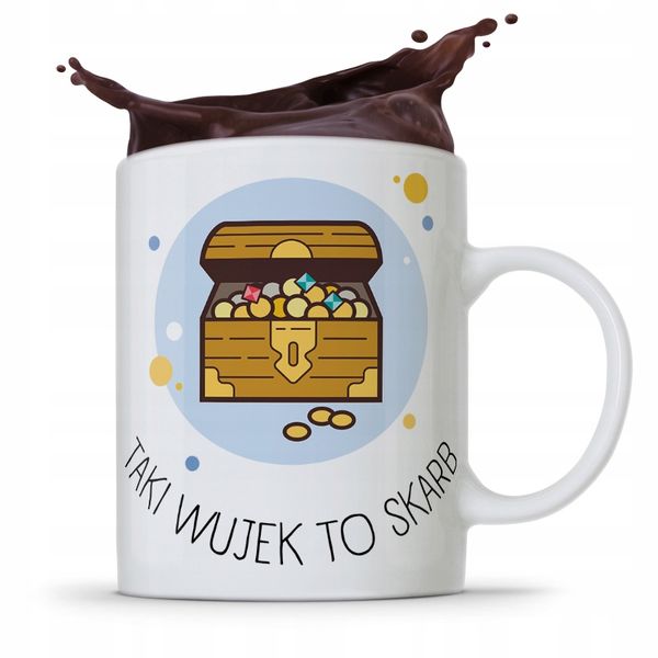 Kubek Prezent Dla Wujka Taki Wujek To Skarb Z Nadrukiem Ze Zdjęciem zdjęcie 1