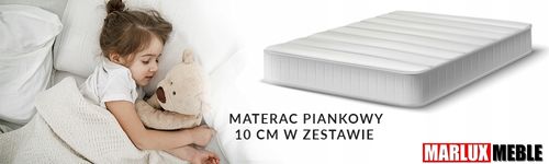Łóżko piętrowe JSM7 z sofą i biurkiem biały mat + materac Gratis! na Arena.pl