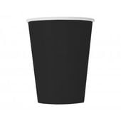 kubeczki papierowe czarne halloween 8szt 270ml