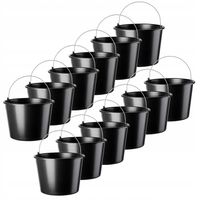 WIADRO PLASTIKOWE BUDOWLANE GOSPODARCZE 16L 12SZT