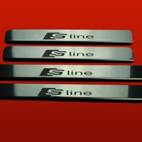 Listwa progowa AUDI A6 C6 SLINE Stal nierdzewna 304 połysk 4szt