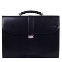 Teczka męska skórzana KEMER B 826 Czarny