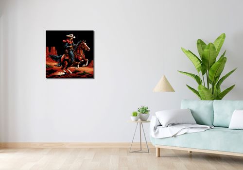 Obraz 60x60cm Galop przez Prerię na Arena.pl