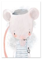 Plakat do pokoju dziecka szczurek 70x100 cm