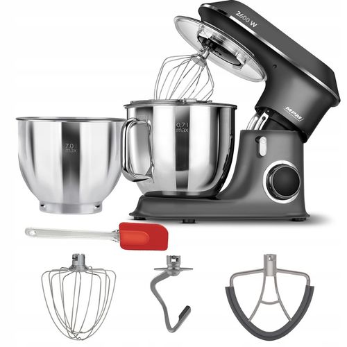 Robot planetarny kuchenny 2 misy w zestawie MPM MRK-20 2600 W na Arena.pl