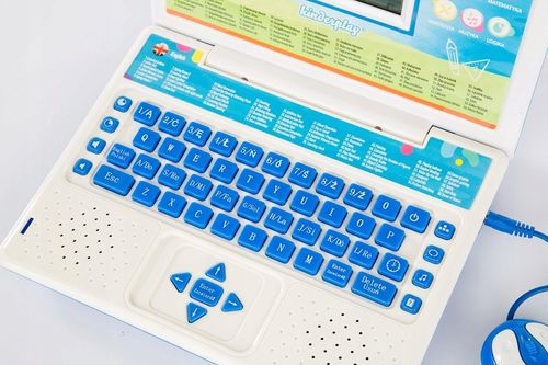KINDERPLAY LAPTOP DLA DZIECI EDUKACYJNY DO NAUKI LITEREK LICZENIA 120 OPCJI na Arena.pl