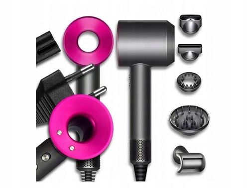 Suszarka Do Włosów Z Dyfuzorem Jonizacją Mocna Zimny Nawiew 5W1 5 Końcówek na Arena.pl