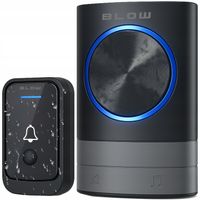 DZWONEK BEZPRZEWODOWY WODOODPORNY IP44 DUŻY ZASIĘG DO DRZWI FURTKI