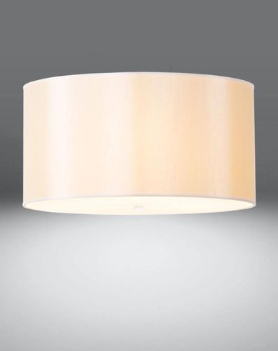 LAMPA sufitowa SL.0745 okrągła OPRAWA abażurowy plafon biały na Arena.pl