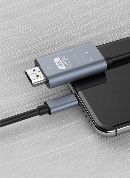 KABEL ADAPTER USB-C 3.1 TYP C DO HDMI 4K MHL 2m zdjęcie 4