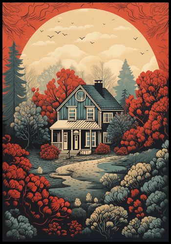 Plakat 68x98cm Idylla Rustykalna na Arena.pl