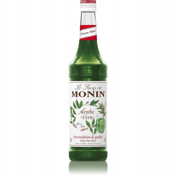 Monin Syrop Green Mint - zielona mięta 700 ml zdjęcie 1