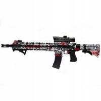 PISTOLET KULKI ŻELOWE 2W1 LASER BEZPIECZNY KARABIN