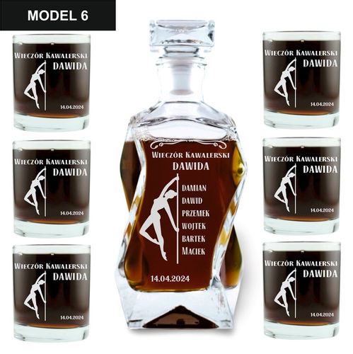 Karafka do Whisky Grawerowana Idealny Prezent Gift na Wieczór Kawalerski na Arena.pl