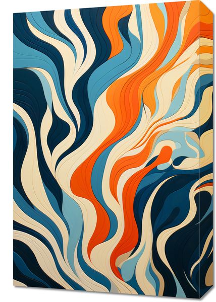 Obraz 40x60cm Oceaniczne Fale zdjęcie 1