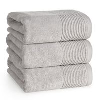 Ręcznik kąpielowy frotte LARI 50x90 cm jasnosrebrny 500 g/m²
