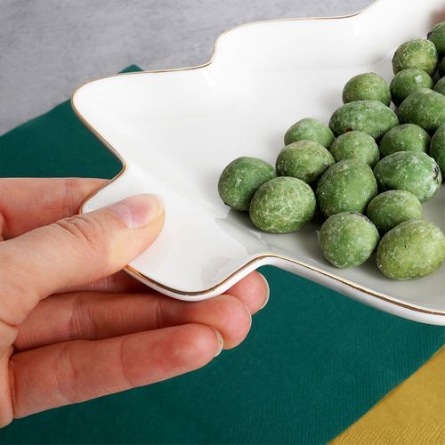 Talerz Świąteczny Deserowy na Przekąski Na Boże Narodzenie Choinka 20 cm na Arena.pl