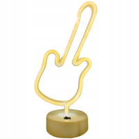 LAMPKA NEON-OWA 3D GITARA MUZYKA LAMPA NA BATERIE