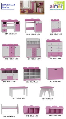 MAJA N34 półka wisząca dla dzieci 100x25 w.60 na Arena.pl