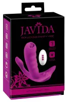javida panty vibe licking - wibrujący system intymny z pilotem, fioletowy