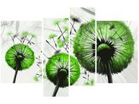 130CM 85 OBRAZ 4 ELEM LIMONKOWE DMUCHAWCE ŚCIENNY