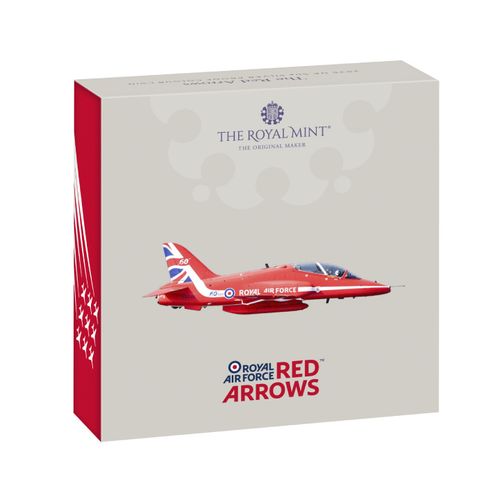 The Red Arrows kolorowany 50p Srebro 2025 Proof na Arena.pl