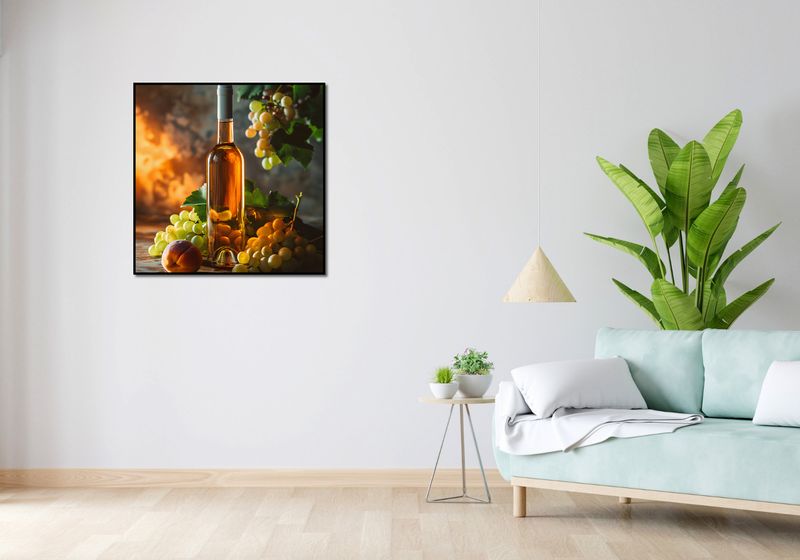 Plakat 80x80cm Bursztynowe Wino zdjęcie 4