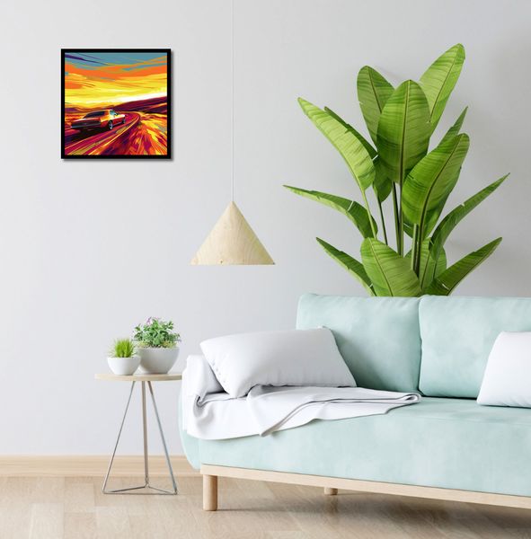 Plakat 40x40cm Pędź Przed Siebie zdjęcie 4