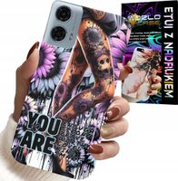 ETUI DO MOTOROLA G24 / G04 - KOBIECE WZORY YOU ARE KOBIETA Z TATUAŻEM